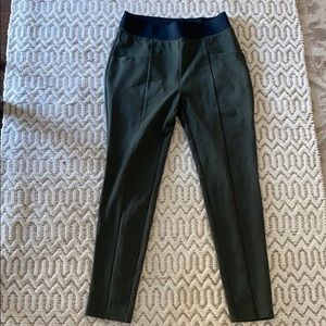 Olive green leggings from banana republic